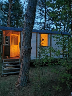 Paiveli Kopli ratastel maja ja tünnisaun in Mustjala